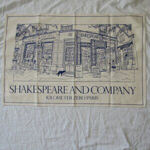 NEW Shakespeare and Company Paris Bookstore X Re-Wrap Canvas Decor Collectible
